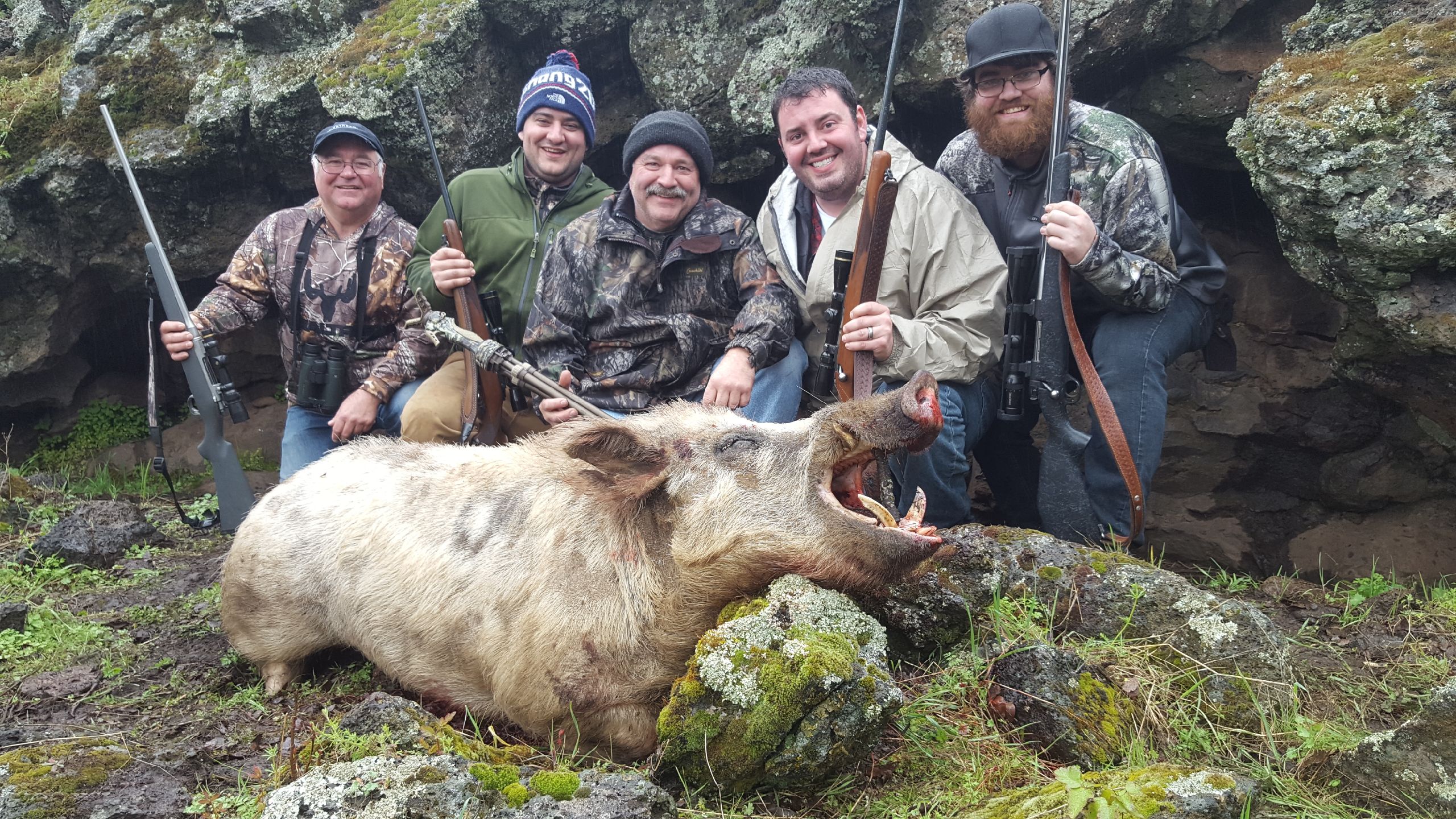 Long away from home Seattle  boys bagged a monster boar