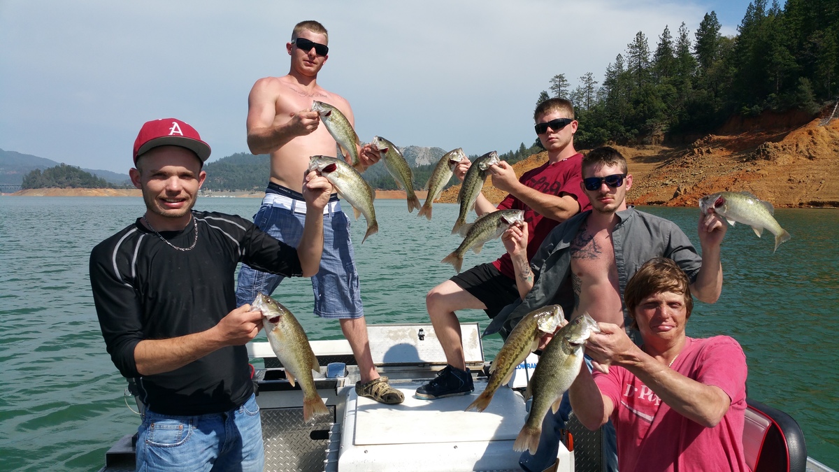 Bass fishing trips all year great fun for all ages