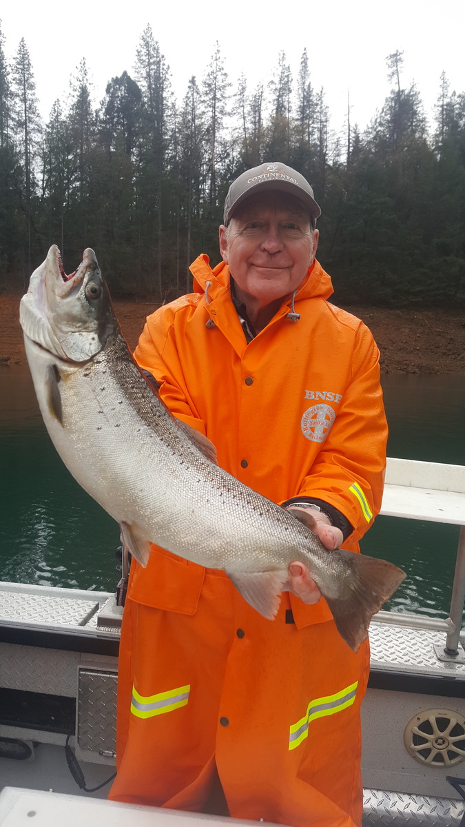 Gary with his 9pounder fishing during the spring